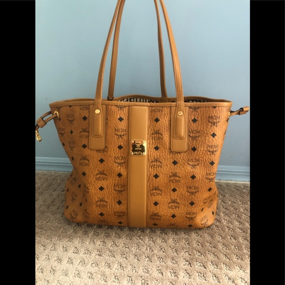 MCM Handbags - Mcm medium Liz reversible shopper